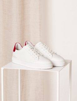 Pied de Biche Sneakers | Alena Blanc & Framboise