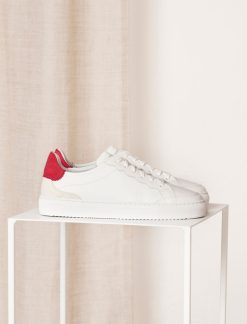 Pied de Biche Sneakers | Alena Blanc & Framboise