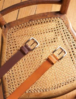 Pied de Biche Ceintures | Ceinture Homme Brute Cognac