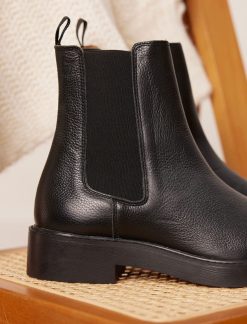 Pied de Biche Boots, Bottines Et Bottes | Romane Noir Graine