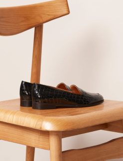 Pied de Biche Mocassins Et Derbies | Lou Noir Croco