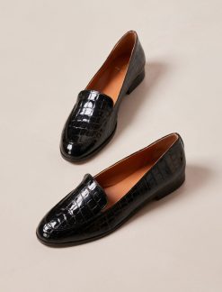 Pied de Biche Mocassins Et Derbies | Lou Noir Croco