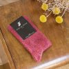 Pied de Biche Chaussettes | Chaussettes Bordeaux Paillete