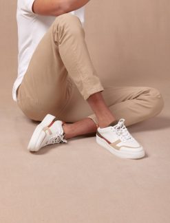 Pied de Biche Sneakers | Vasco Blanc & Kaki