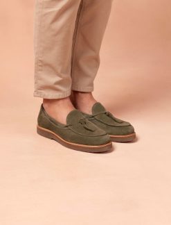 Pied de Biche Mocassins & Derbies | Octave Vert De Gris