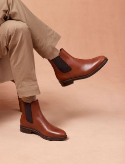 Pied de Biche Boots Et Bottines | Chelsea Boot City Havane