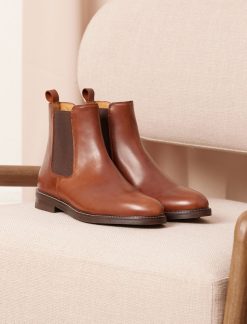 Pied de Biche Boots Et Bottines | Chelsea Boot City Havane