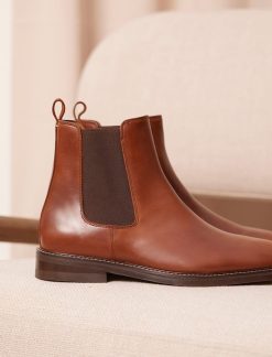 Pied de Biche Boots Et Bottines | Chelsea Boot City Havane