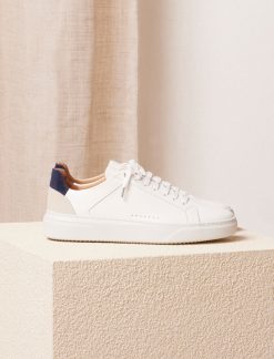 Pied de Biche Sneakers | Lino Blanc & Navy