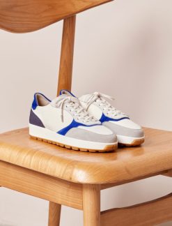 Pied de Biche Sneakers | Matteo Bleu Electrique