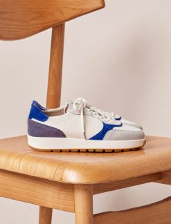 Pied de Biche Sneakers | Matteo Bleu Electrique