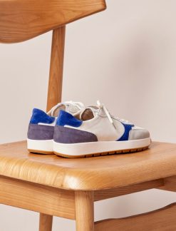 Pied de Biche Sneakers | Matteo Bleu Electrique