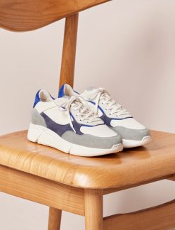 Pied de Biche Sneakers | Tom Bleu Electrique