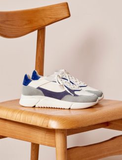 Pied de Biche Sneakers | Tom Bleu Electrique