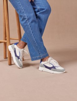 Pied de Biche Sneakers | Tom Bleu Electrique