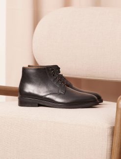 Pied de Biche Boots Et Bottines | Chukka Boots City Noir Grainee