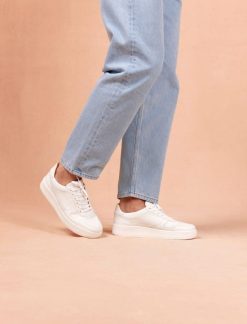 Pied de Biche Sneakers | Vasco Blanc Optique