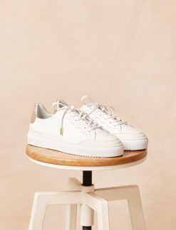 Pied de Biche Sneakers | Alena Blanc & Platinium