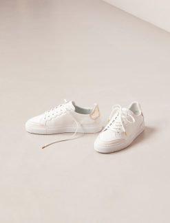 Pied de Biche Sneakers | Alena Blanc & Platinium