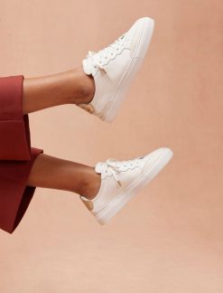 Pied de Biche Sneakers | Alena Blanc & Platinium