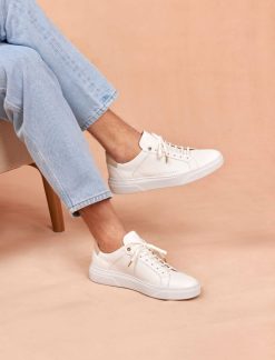 Pied de Biche Sneakers | Lino Blanc & Grege