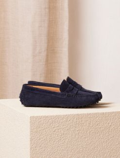 Pied de Biche Mocassins & Derbies | Basile Navy