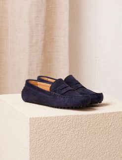 Pied de Biche Mocassins & Derbies | Basile Navy