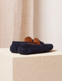 Pied de Biche Mocassins & Derbies | Basile Navy