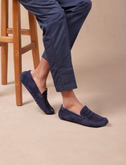 Pied de Biche Mocassins & Derbies | Basile Navy