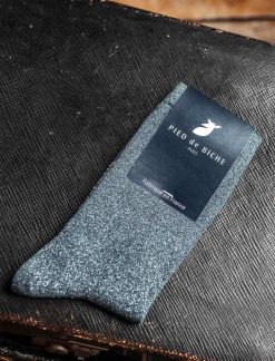 Pied de Biche Chaussettes | Chaussettes Bleu Paillete