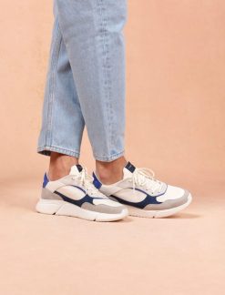 Pied de Biche Sneakers | Tom Bleu Electrique