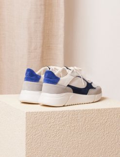 Pied de Biche Sneakers | Tom Bleu Electrique