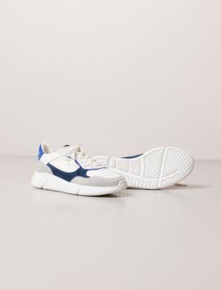 Pied de Biche Sneakers | Tom Bleu Electrique