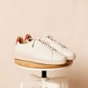 Pied de Biche Sneakers | Arthur Creme & Tangerine