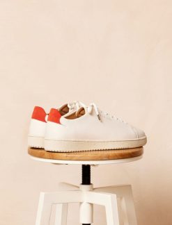 Pied de Biche Sneakers | Arthur Creme & Tangerine