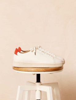 Pied de Biche Sneakers | Arthur Creme & Tangerine