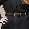 Pied de Biche Ceintures | Ceinture Classique Torsade Noir