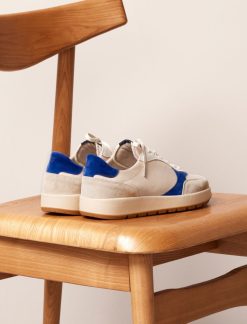 Pied de Biche Sneakers | Matteo Bleu Electrique