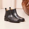 Pied de Biche Boots Et Bottines | Chelsea Boot Commando Noir Graine