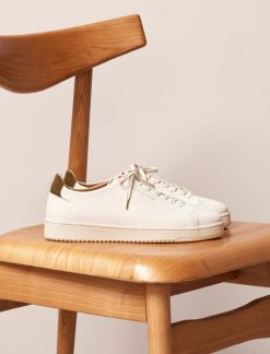 Pied de Biche Sneakers | Arthur Creme & Vert De Gris