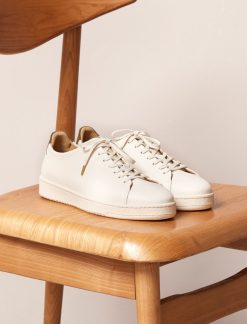 Pied de Biche Sneakers | Arthur Creme & Vert De Gris