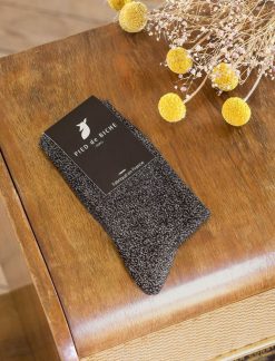 Pied de Biche Chaussettes | Chaussettes Noir Paillete