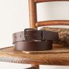 Pied de Biche Ceintures | Ceinture Homme Brute Chocolat