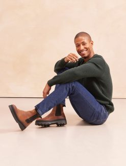 Pied de Biche Boots Et Bottines | Franklin Ecorce & Black