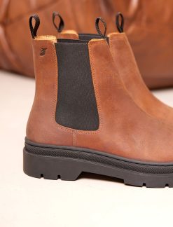 Pied de Biche Boots Et Bottines | Franklin Ecorce & Black