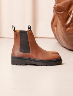 Pied de Biche Boots Et Bottines | Franklin Ecorce & Black