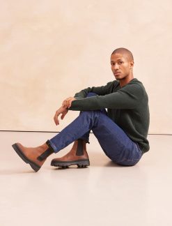 Pied de Biche Boots Et Bottines | Franklin Ecorce & Black