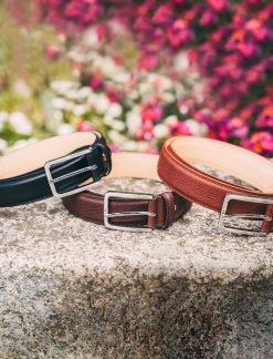 Pied de Biche Ceintures | Ceinture Homme Classique Noir